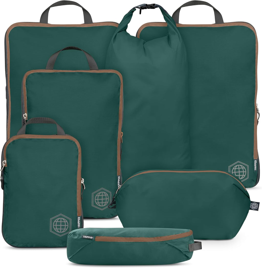 Large Compression Packing Cubes 7-Piece Set for Travel